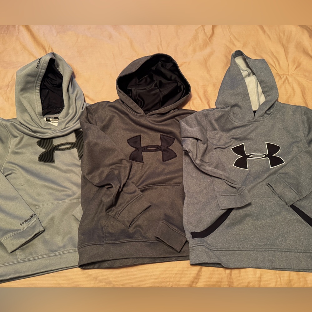 Under Armour Gray and Black Hoodie
